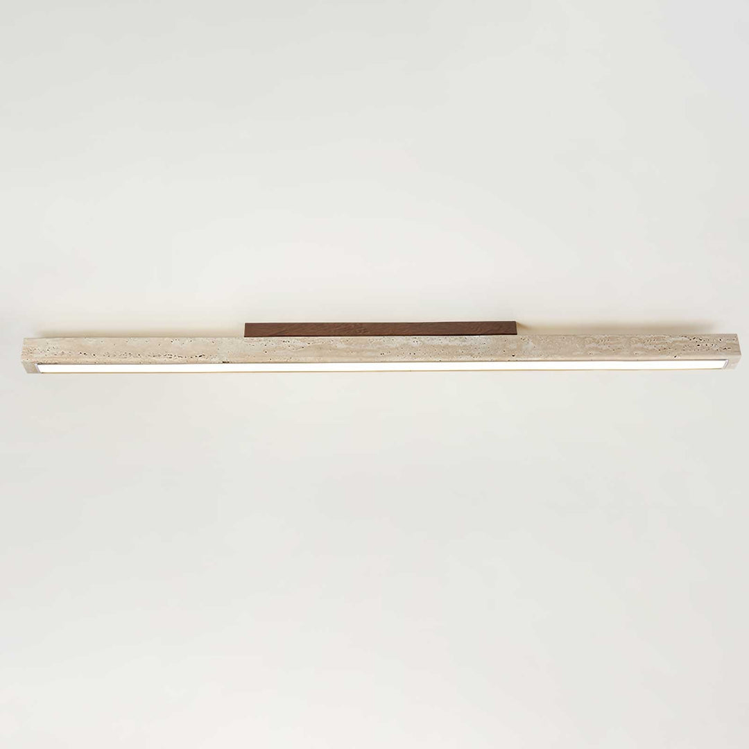 Orvenarae Lumière Linéaire en Travertin Minimaliste - Neutralighting