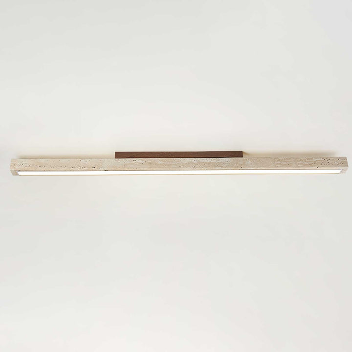 Orvenarae Lumière Linéaire en Travertin Minimaliste - Neutralighting