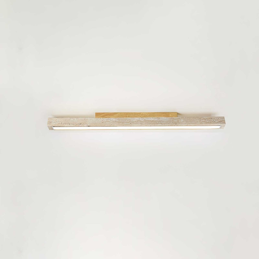 Orvenarae Lumière Linéaire en Travertin Minimaliste - Neutralighting