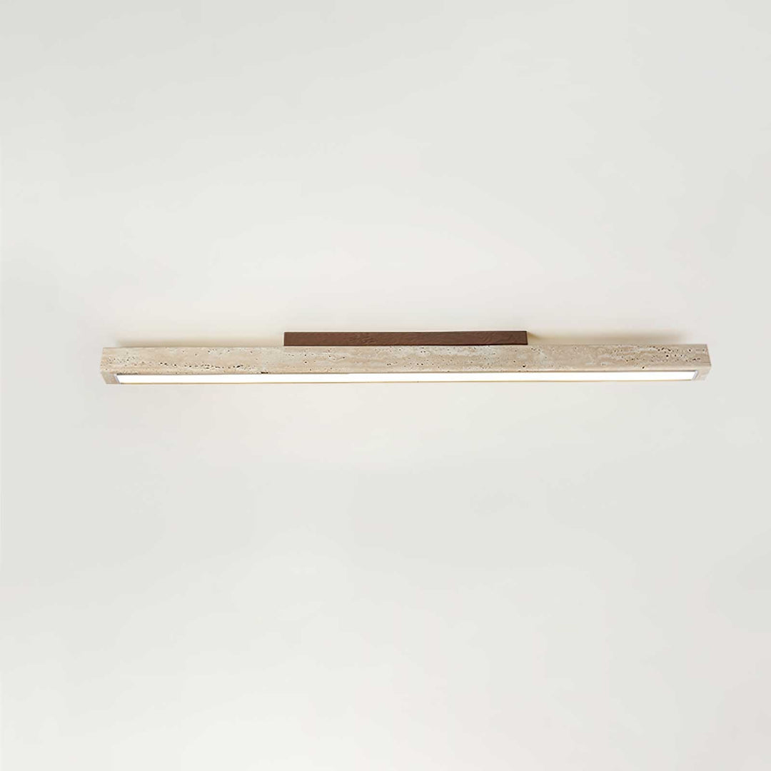 Orvenarae Lumière Linéaire en Travertin Minimaliste - Neutralighting