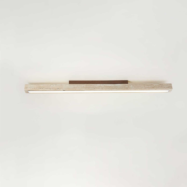 Orvenarae Lumière Linéaire en Travertin Minimaliste - Neutralighting