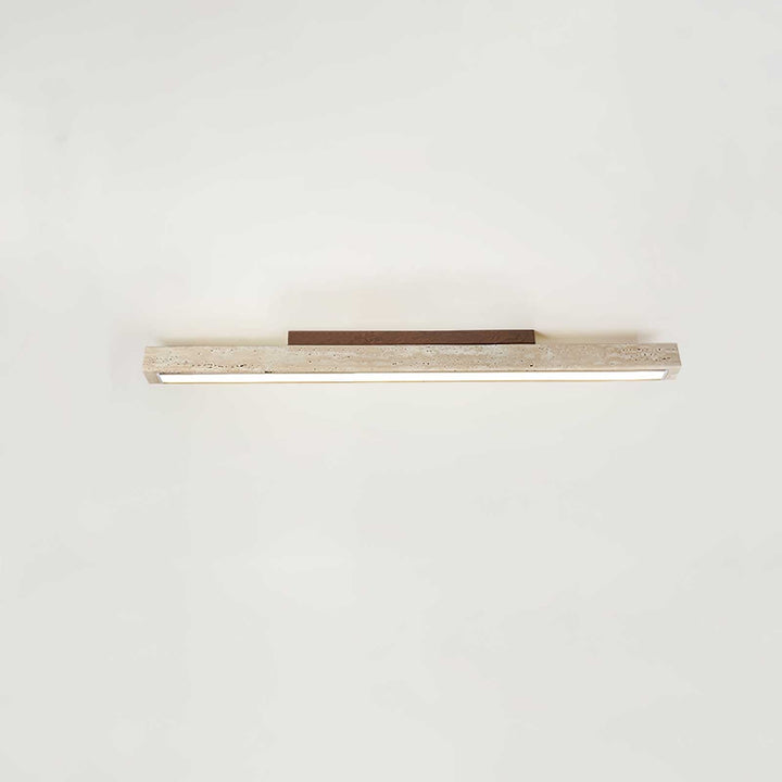Orvenarae Lumière Linéaire en Travertin Minimaliste - Neutralighting