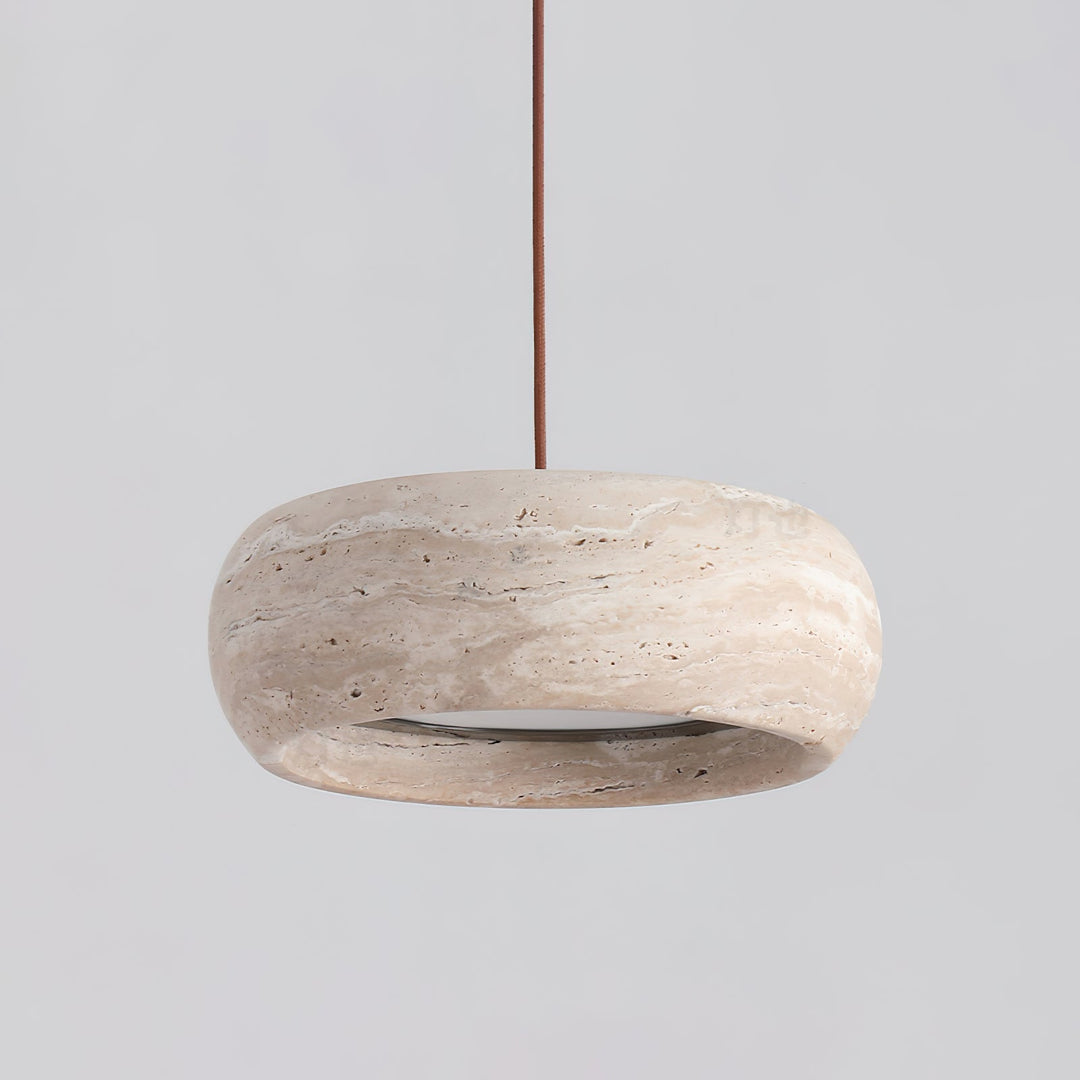 Tova Suspensions en Travertin en Forme de Donut - Neutralighting