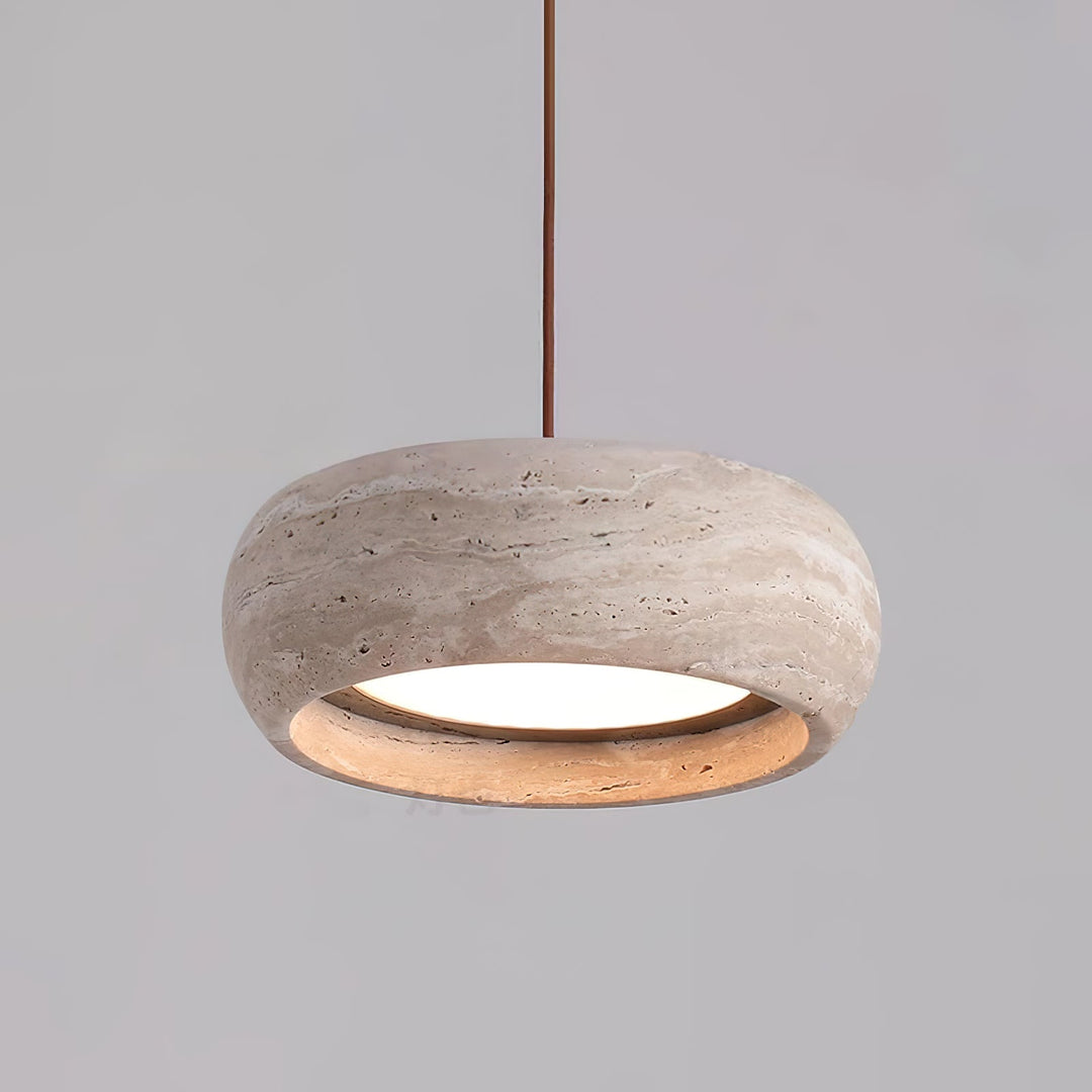 Tova Suspensions en Travertin en Forme de Donut - Neutralighting