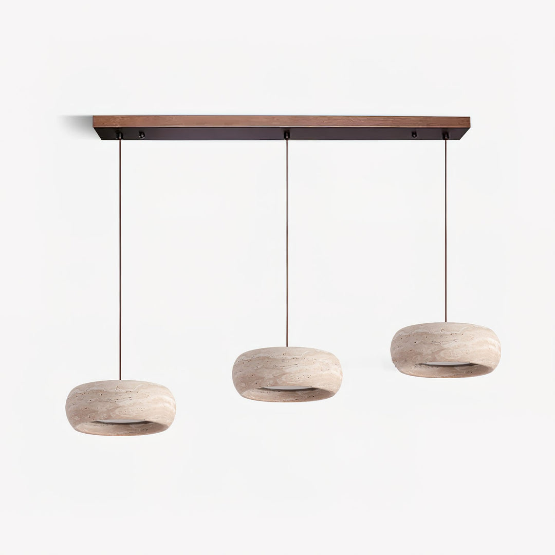 Tova Suspensions en Travertin en Forme de Donut - Neutralighting