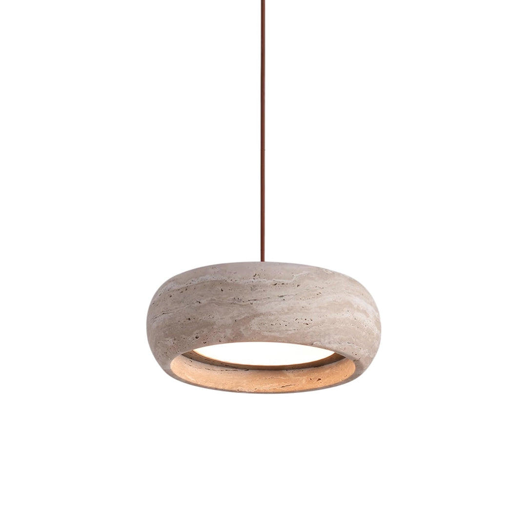 Tova Suspensions en Travertin en Forme de Donut - Neutralighting