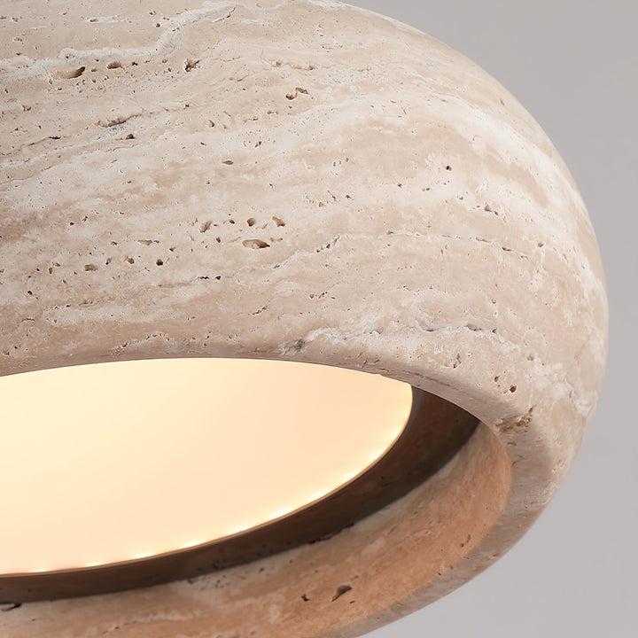 Tova Suspensions en Travertin en Forme de Donut - Neutralighting