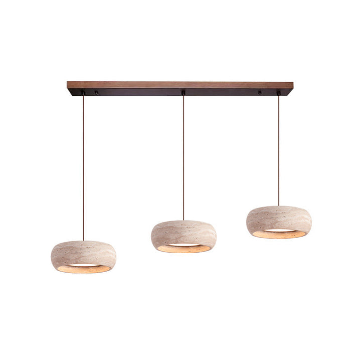 Tova Suspensions en Travertin en Forme de Donut - Neutralighting