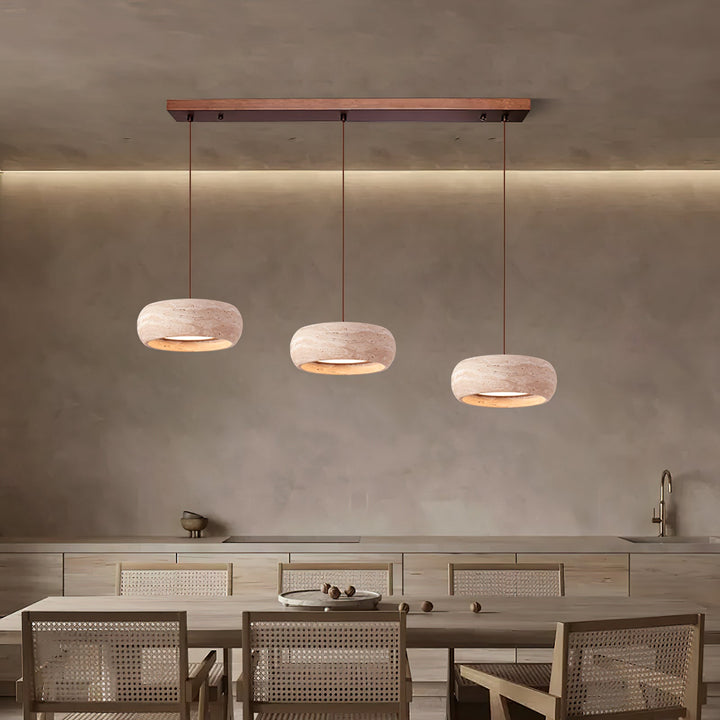 Tova Suspensions en Travertin en Forme de Donut - Neutralighting