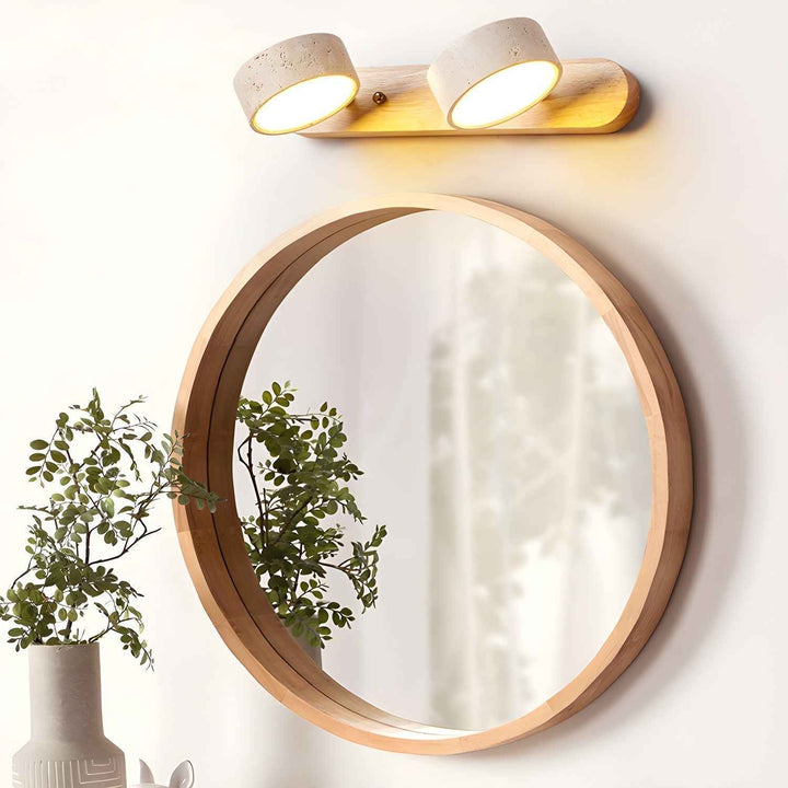 Voloreth Acrylique 16cm Noyer LED 18W