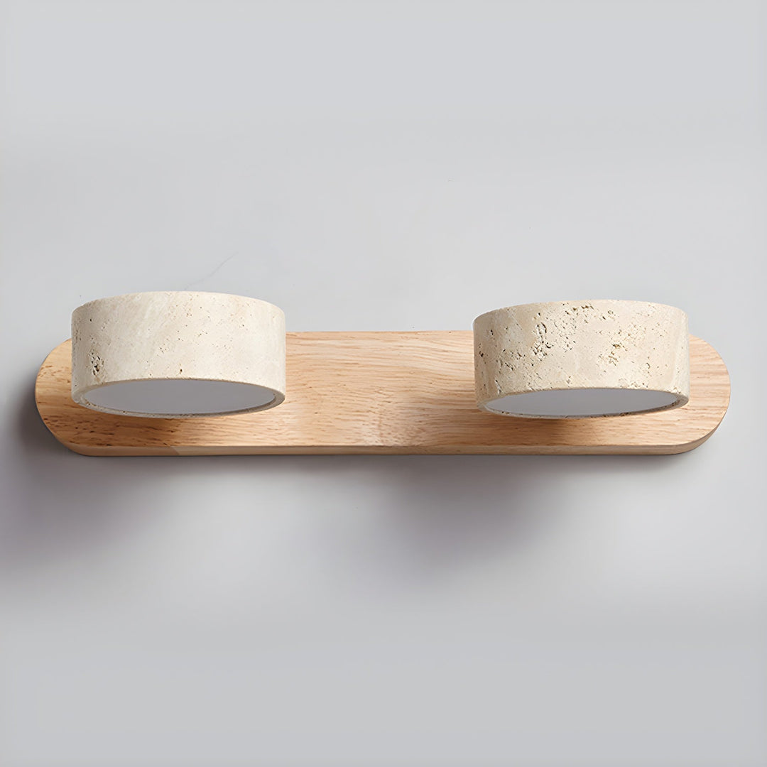 Voloreth Applique Murale Minimaliste en Travertin - Neutralighting