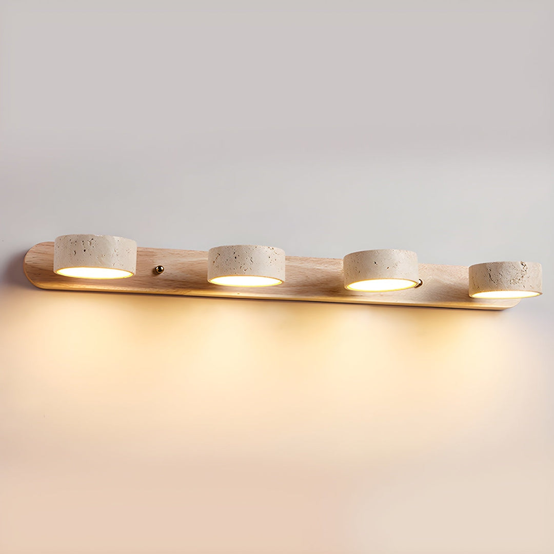 Voloreth Applique Murale Minimaliste en Travertin - Neutralighting