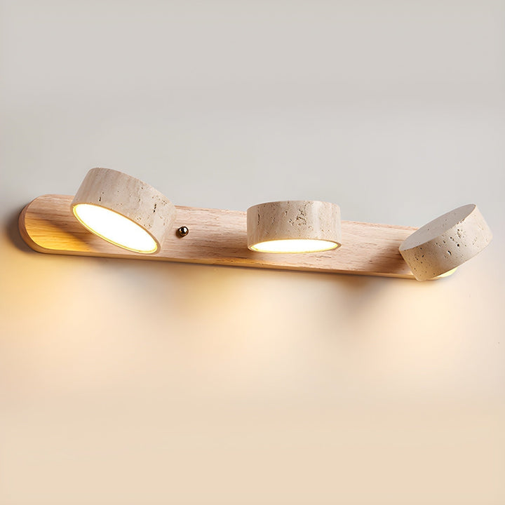 Voloreth Applique Murale Minimaliste en Travertin - Neutralighting