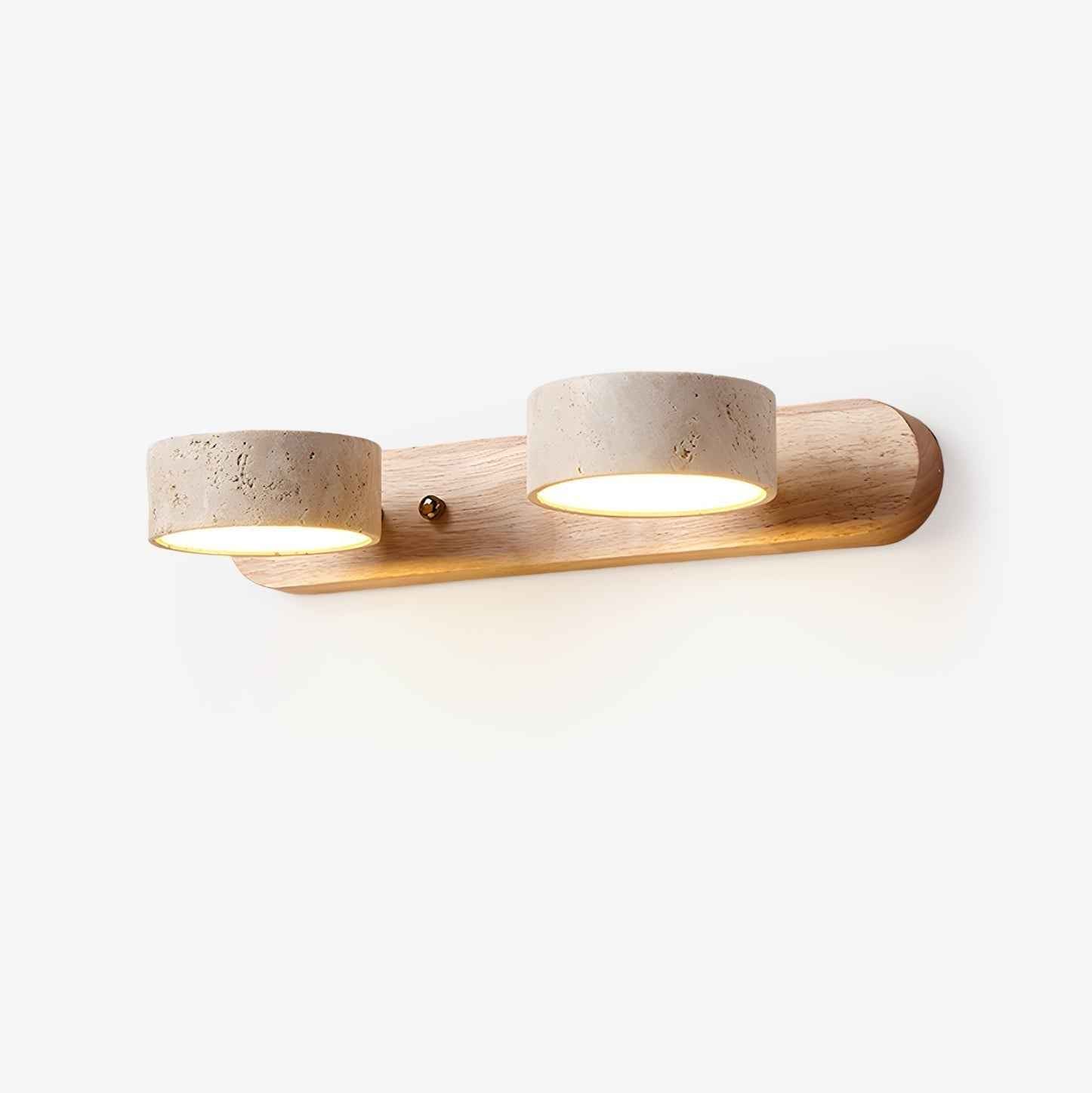 Voloreth Acrylique 16cm Noyer LED 18W