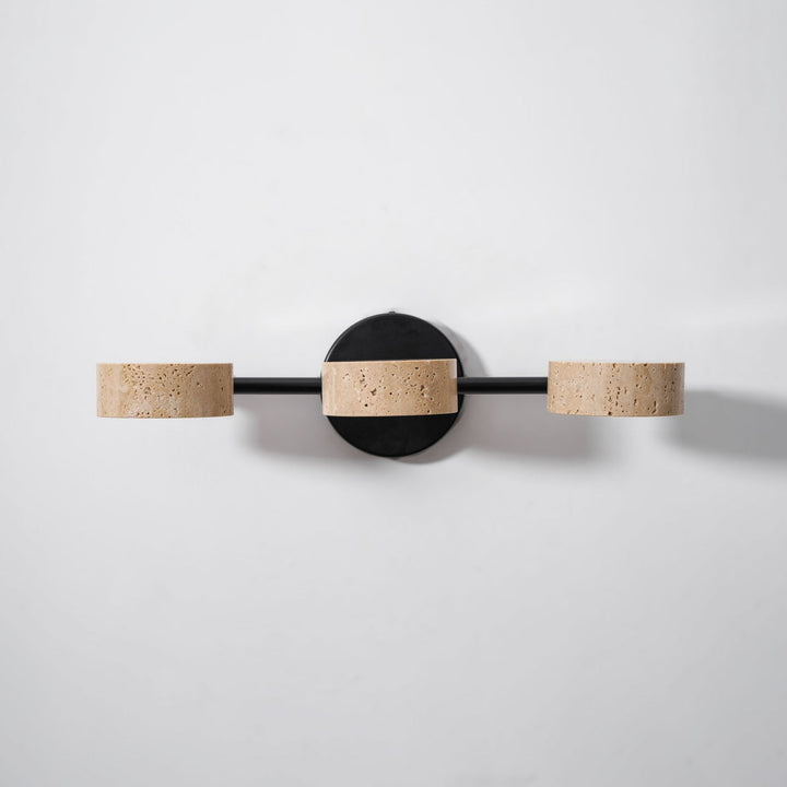 Ceshair Applique Murale Multi Tête en Travertin Lumière de Coiffeuse - Neutralighting