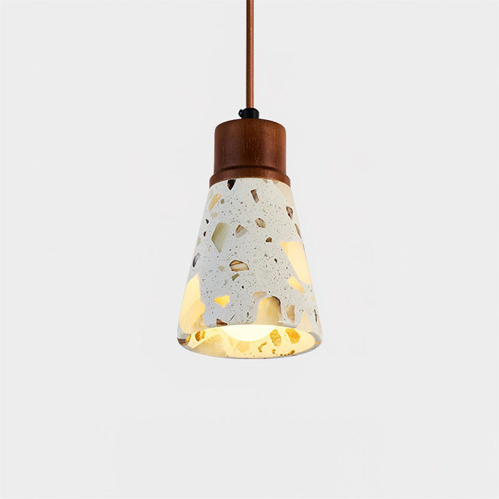 Tressa Lampe Suspension Sculpturale Incrustation Terrazzo - Neutralighting