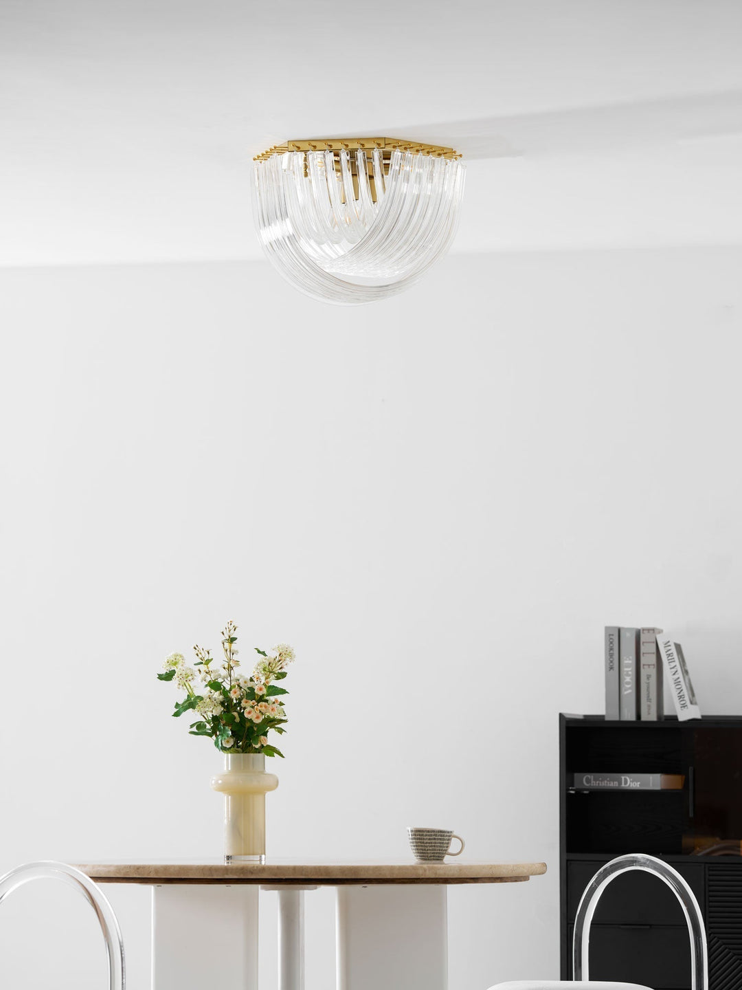 Erphaa Lampe de Plafond en Verre Luxe - Neutralighting