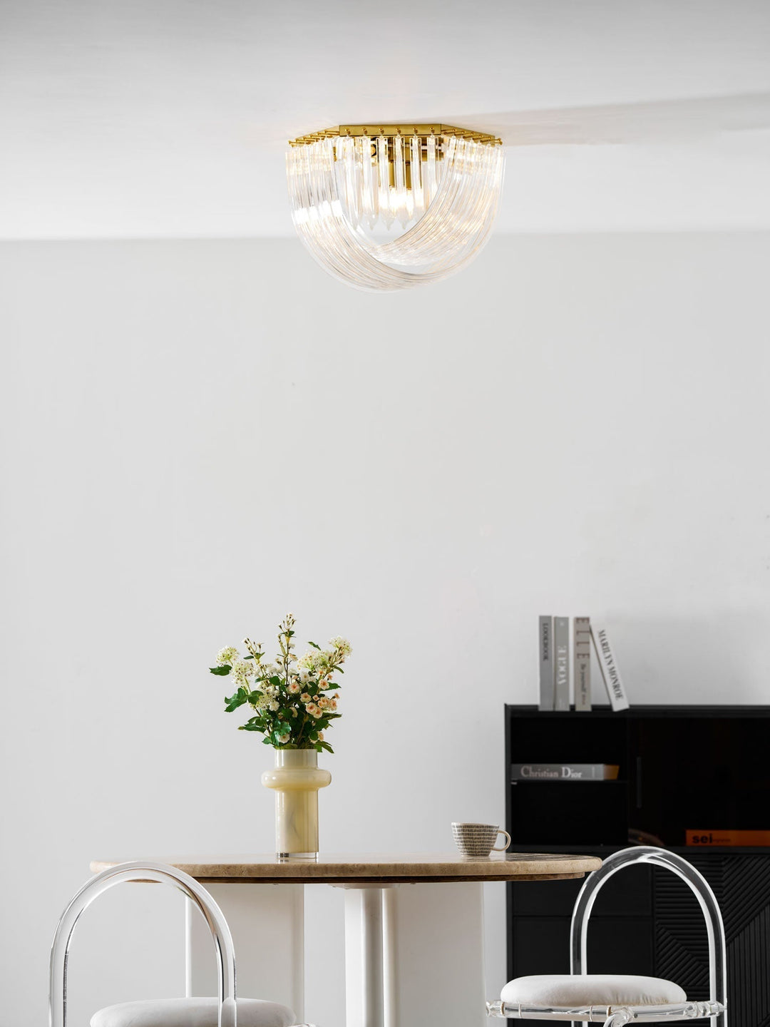 Erphaa Lampe de Plafond en Verre Luxe - Neutralighting