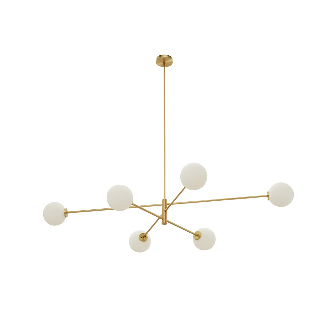 Catalel Moderne Minimaliste Laiton Verre Lustre - Neutralighting