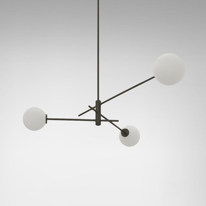 Catalel Moderne Minimaliste Laiton Verre Lustre - Neutralighting