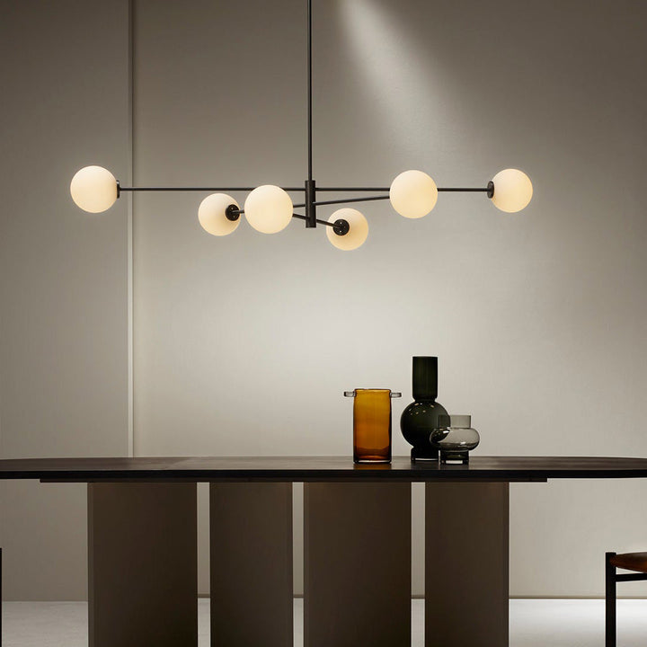 Catalel Moderne Minimaliste Laiton Verre Lustre - Neutralighting