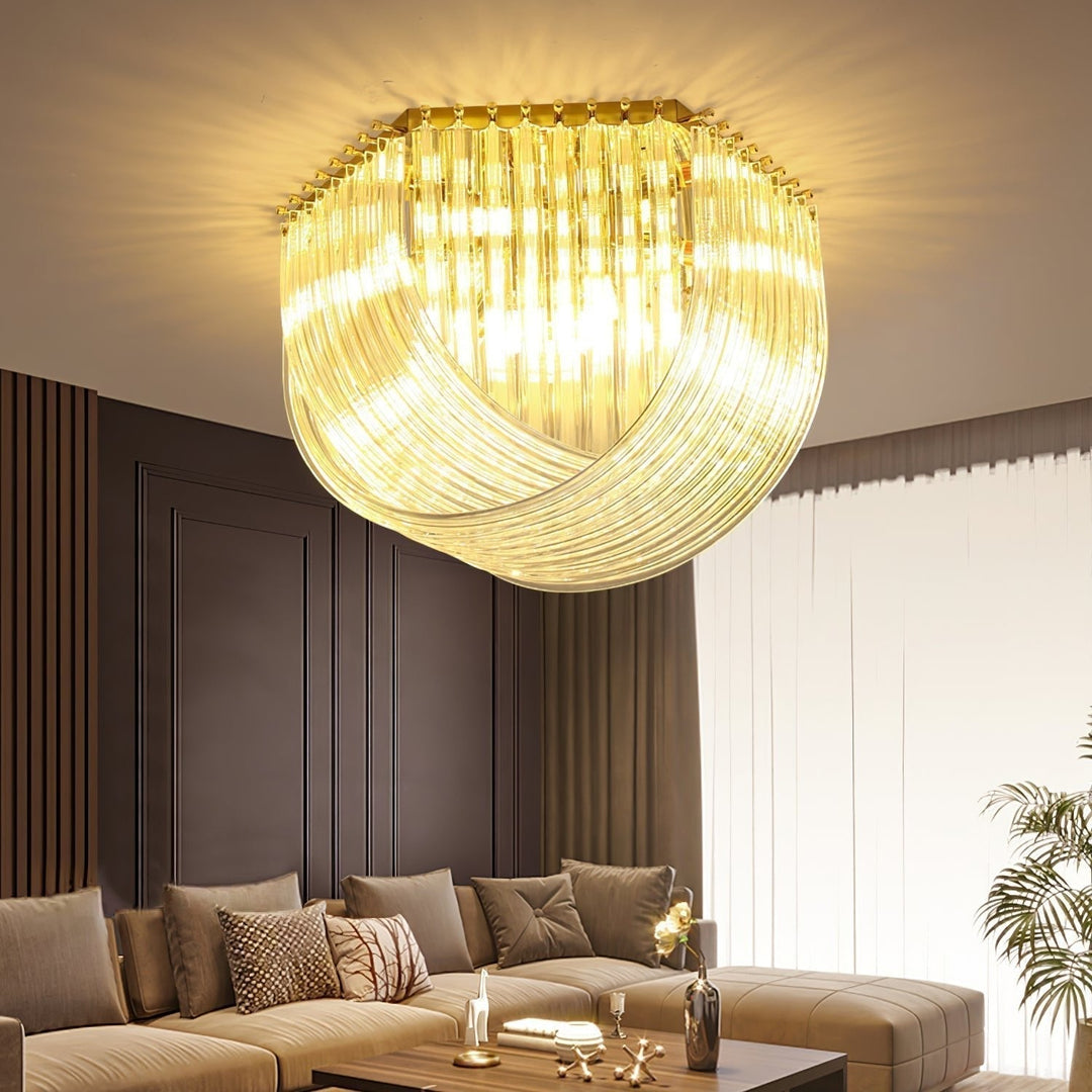 Erphaa Lampe de Plafond en Verre Luxe - Neutralighting
