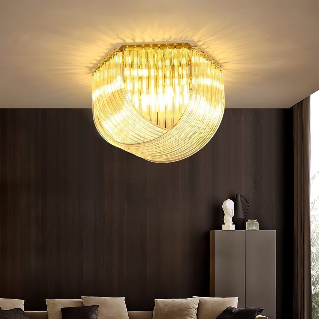 Erphaa Lampe de Plafond en Verre Luxe - Neutralighting