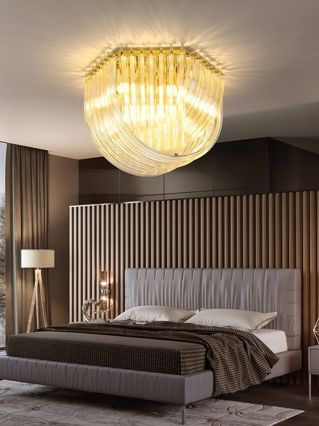 Erphaa Lampe de Plafond en Verre Luxe - Neutralighting