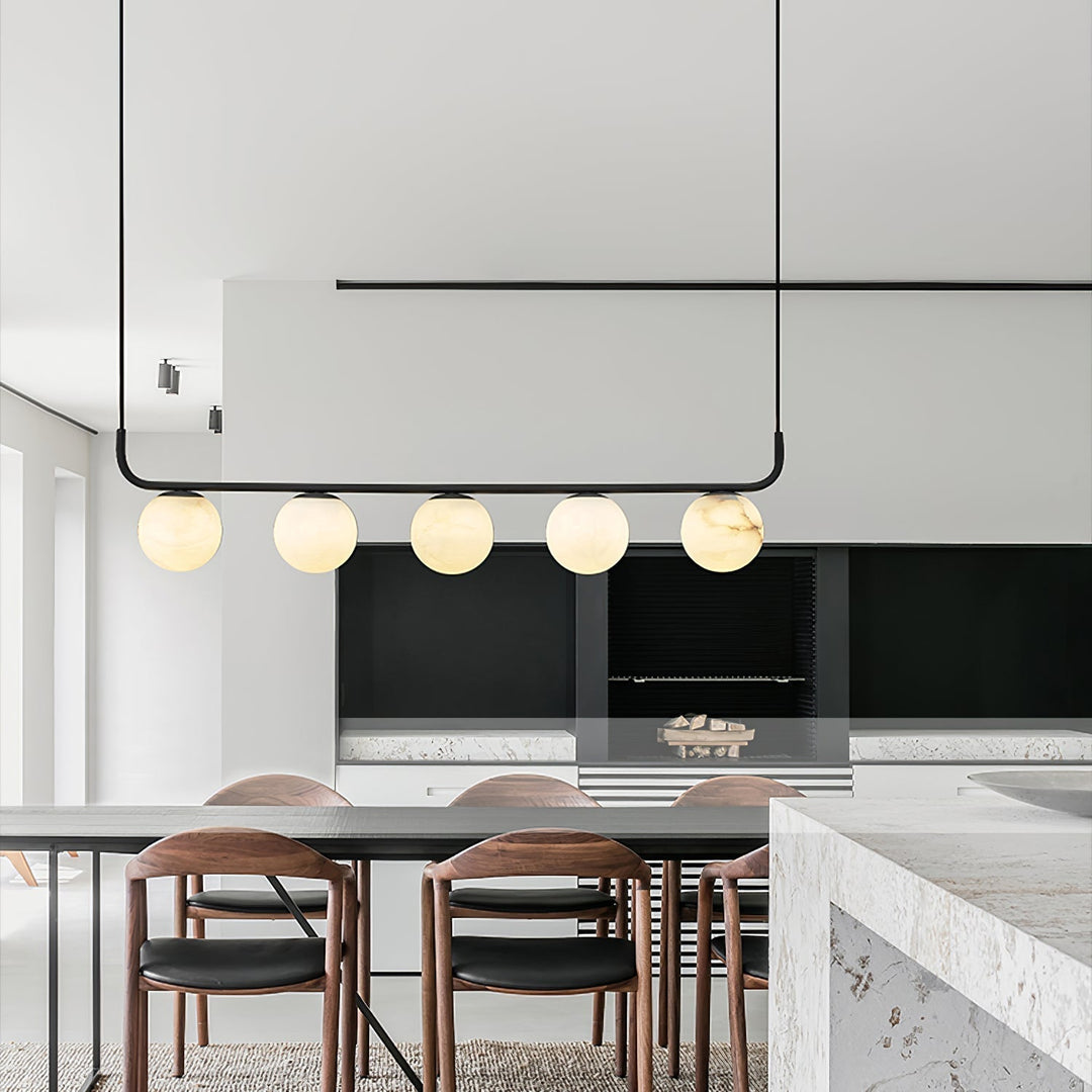 Eloryra Moderne Minimaliste Suspension Albâtre Lumière Pendentif - Neutralighting