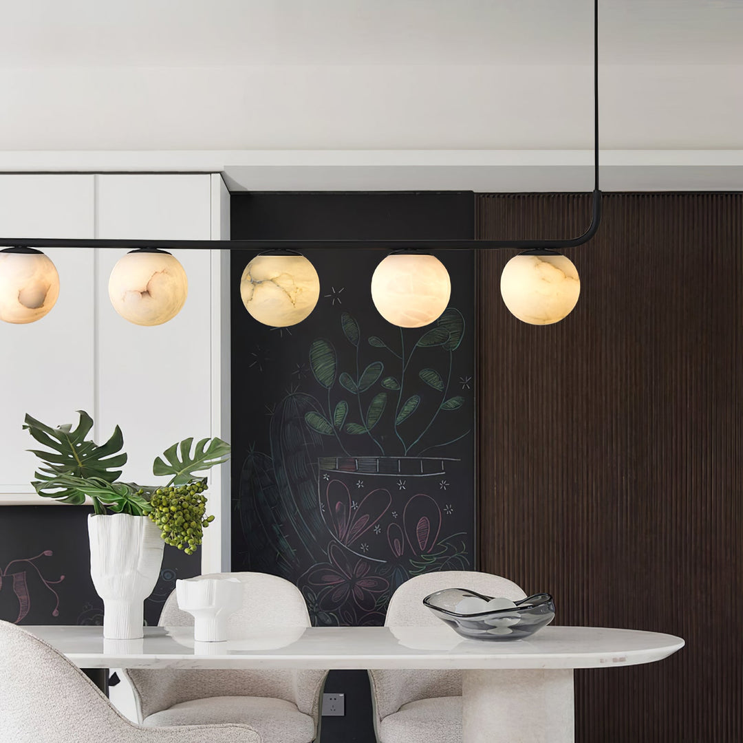 Eloryra Moderne Minimaliste Suspension Albâtre Lumière Pendentif - Neutralighting