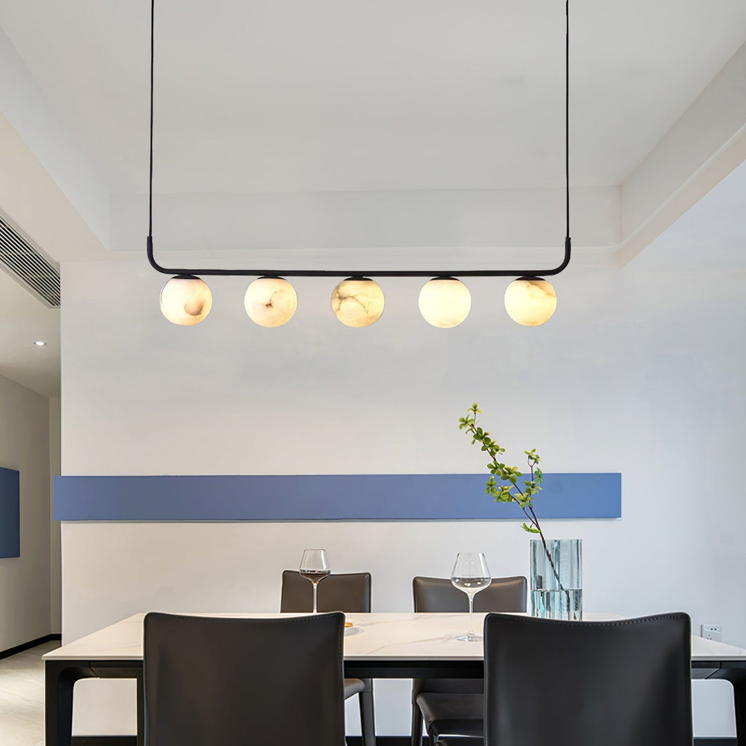 Eloryra Moderne Minimaliste Suspension Albâtre Lumière Pendentif - Neutralighting