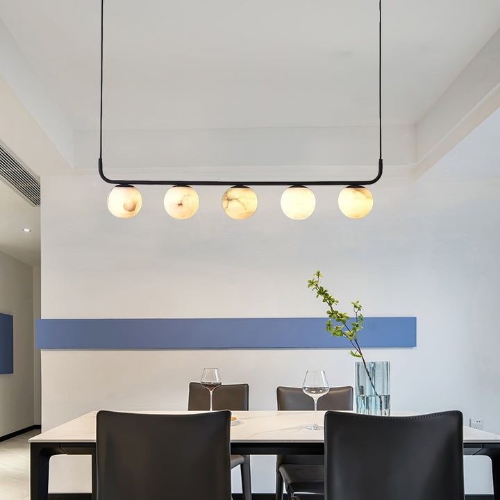 Eloryra Moderne Minimaliste Suspension Albâtre Lumière Pendentif - Neutralighting