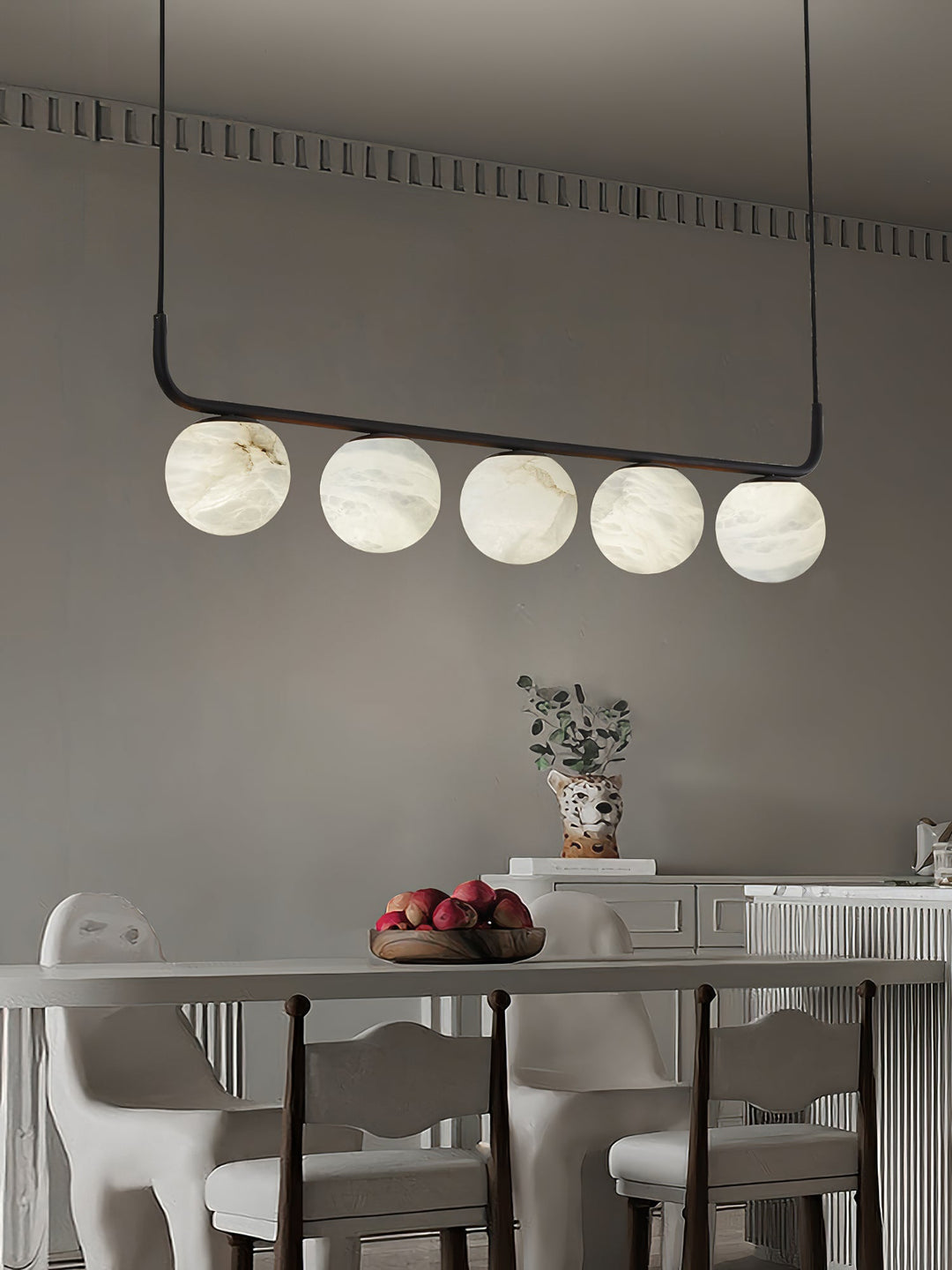 Eloryra Moderne Minimaliste Suspension Albâtre Lumière Pendentif - Neutralighting