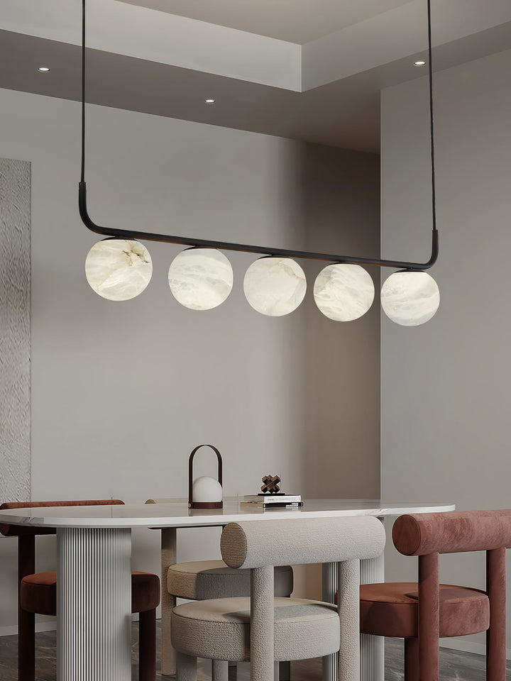 Eloryra Moderne Minimaliste Suspension Albâtre Lumière Pendentif - Neutralighting