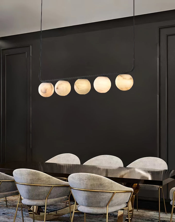 Eloryra Moderne Minimaliste Suspension Albâtre Lumière Pendentif - Neutralighting