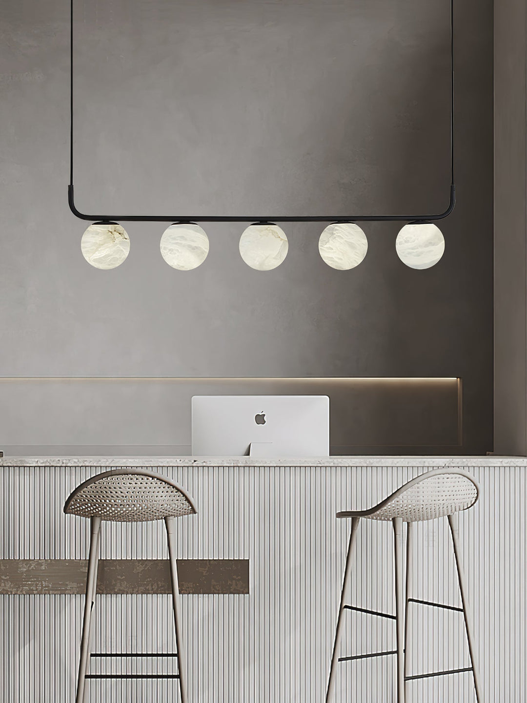 Eloryra Moderne Minimaliste Suspension Albâtre Lumière Pendentif - Neutralighting