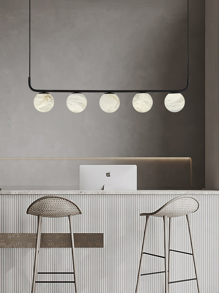 Eloryra Moderne Minimaliste Suspension Albâtre Lumière Pendentif - Neutralighting