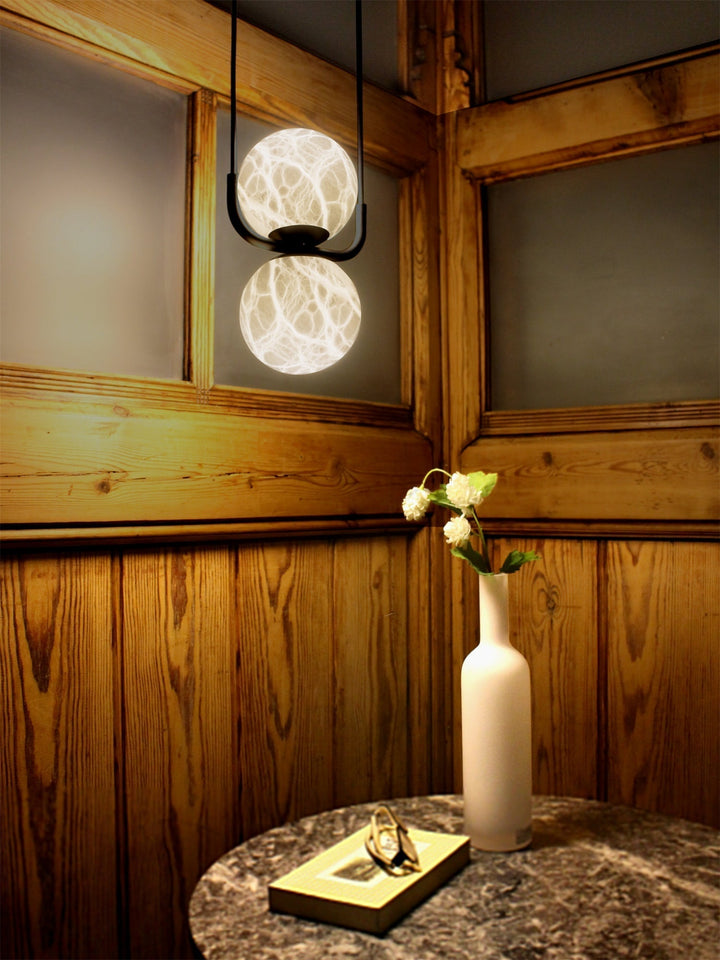 Eloryra Moderne Minimaliste Suspension Albâtre Lumière Pendentif - Neutralighting