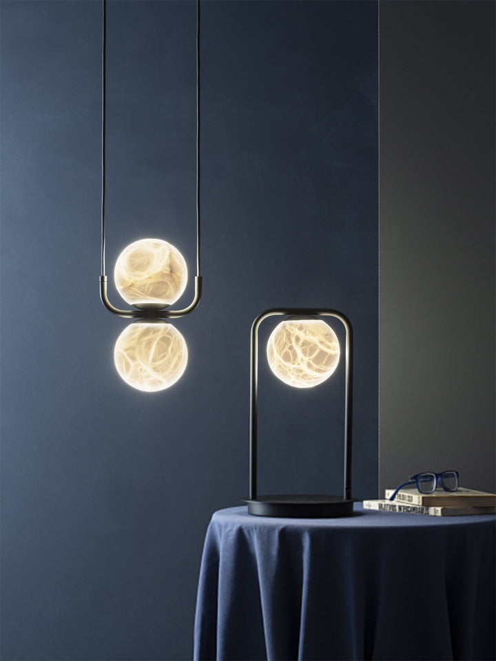 Eloryra Moderne Minimaliste Suspension Albâtre Lumière Pendentif - Neutralighting