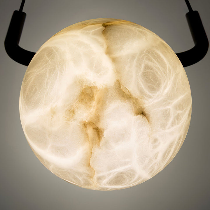 Eloryra Moderne Minimaliste Suspension Albâtre Lumière Pendentif - Neutralighting