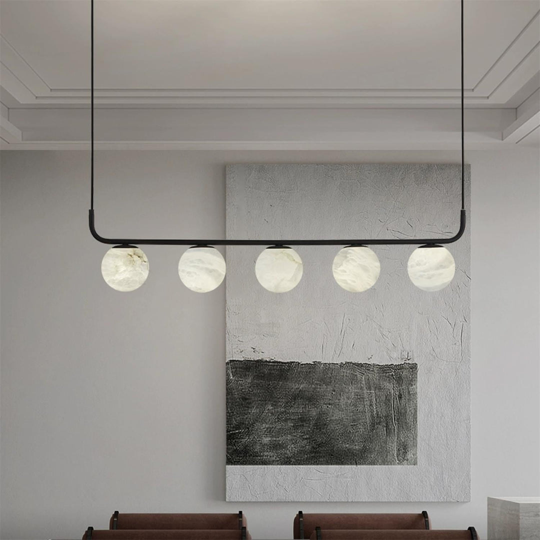 Eloryra Moderne Minimaliste Suspension Albâtre Lumière Pendentif - Neutralighting