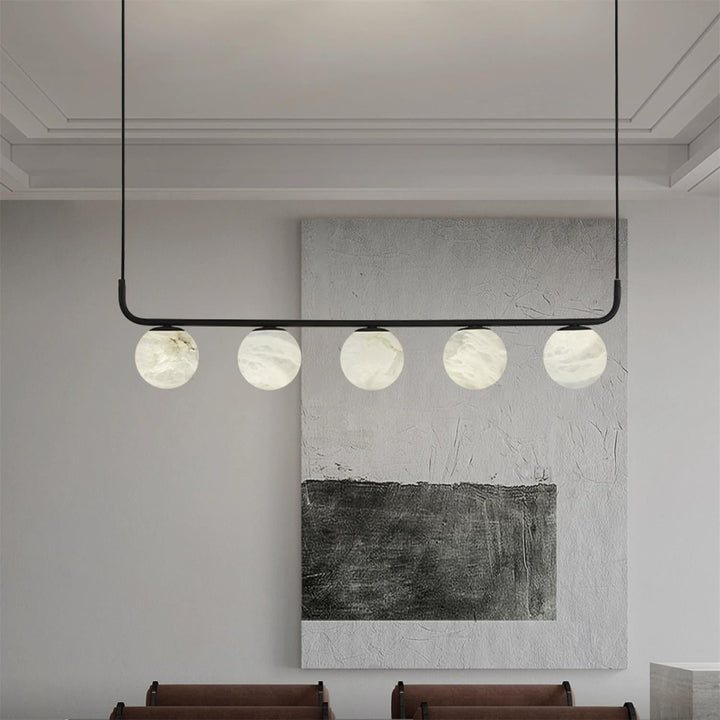 Eloryra Moderne Minimaliste Suspension Albâtre Lumière Pendentif - Neutralighting