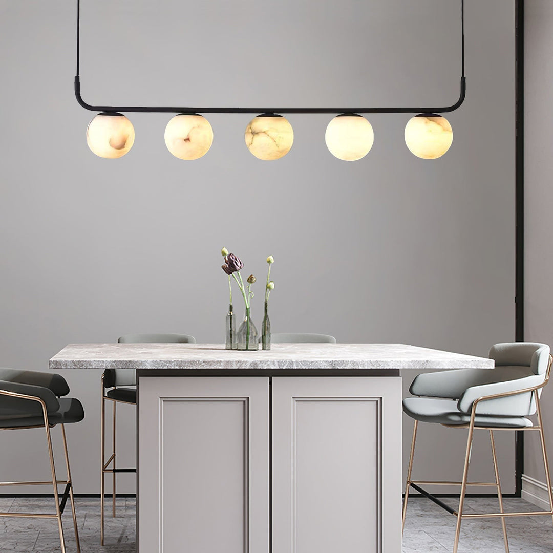 Eloryra Moderne Minimaliste Suspension Albâtre Lumière Pendentif - Neutralighting