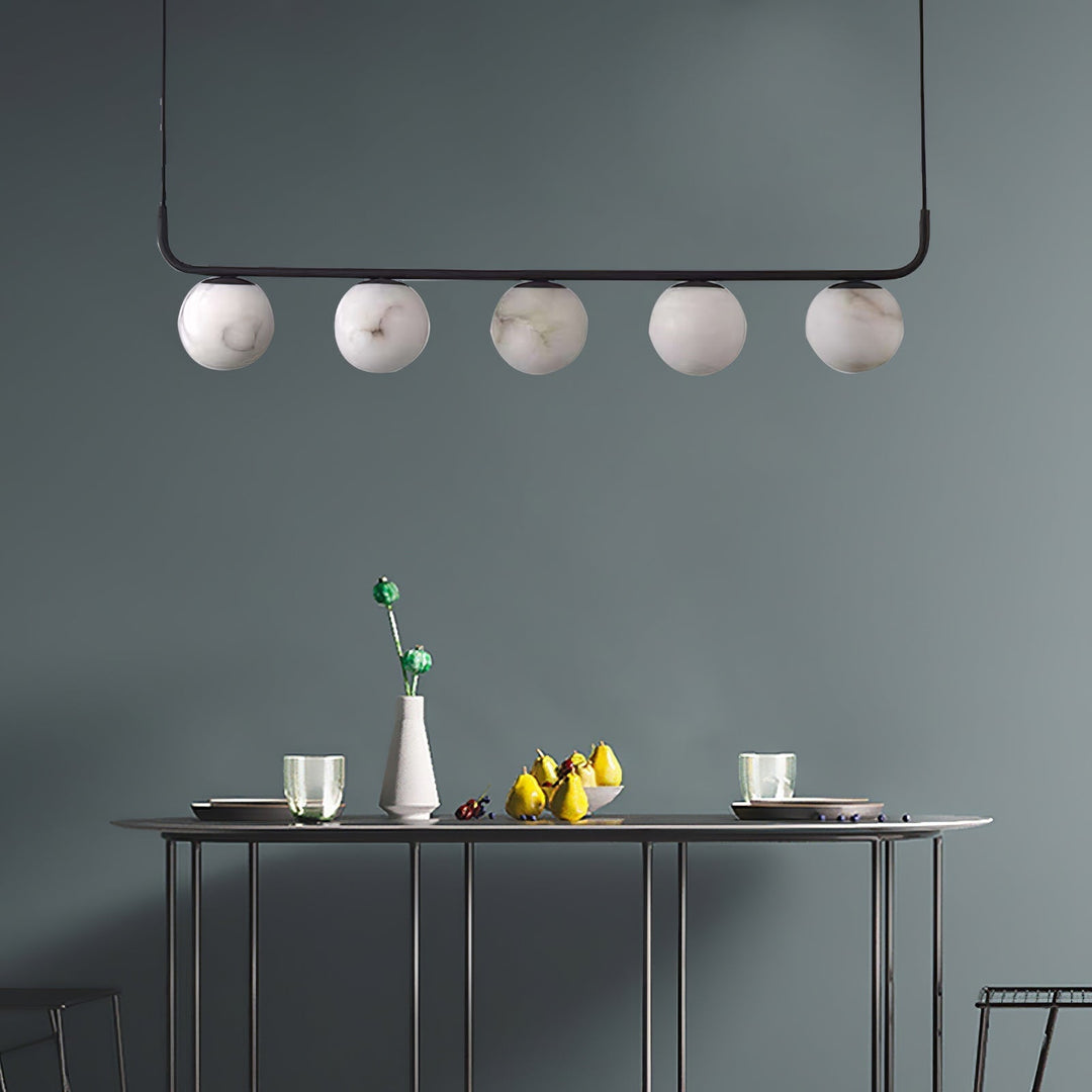 Eloryra Moderne Minimaliste Suspension Albâtre Lumière Pendentif - Neutralighting