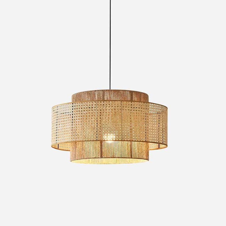 Triela Suspension Stratifié Rotin - Neutralighting