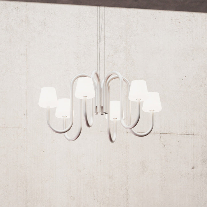 Arco Minimalist Lustre en verre - Neutralighting