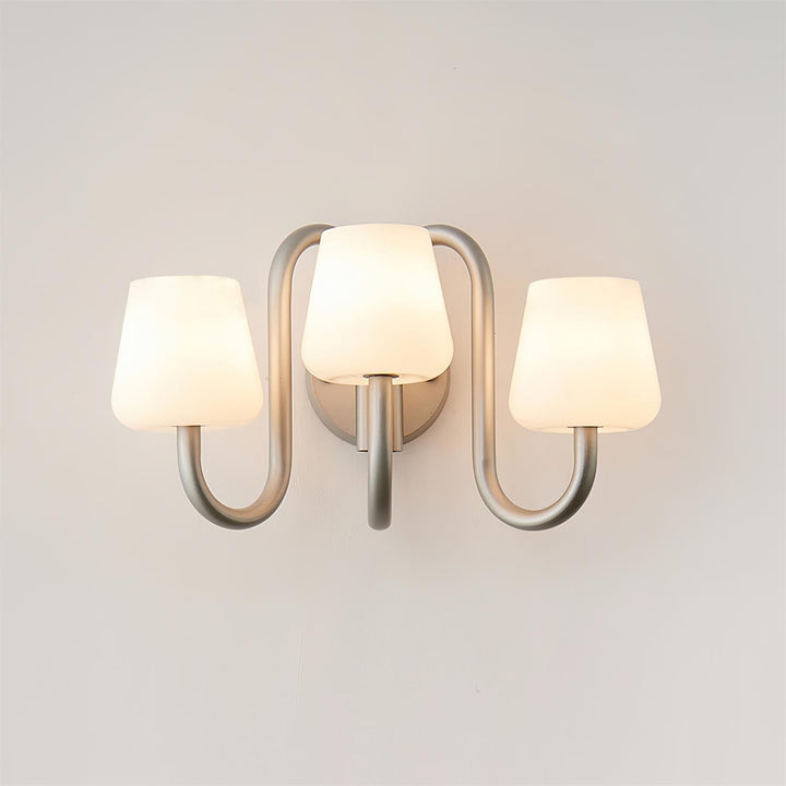 Trilo Applique Murale Courbes Satinées Sculpturales - Neutralighting