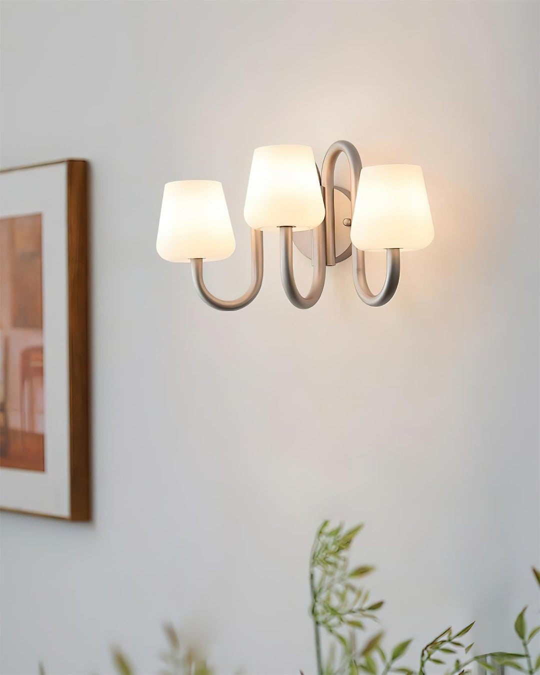 Trilo Applique Murale Courbes Satinées Sculpturales - Neutralighting