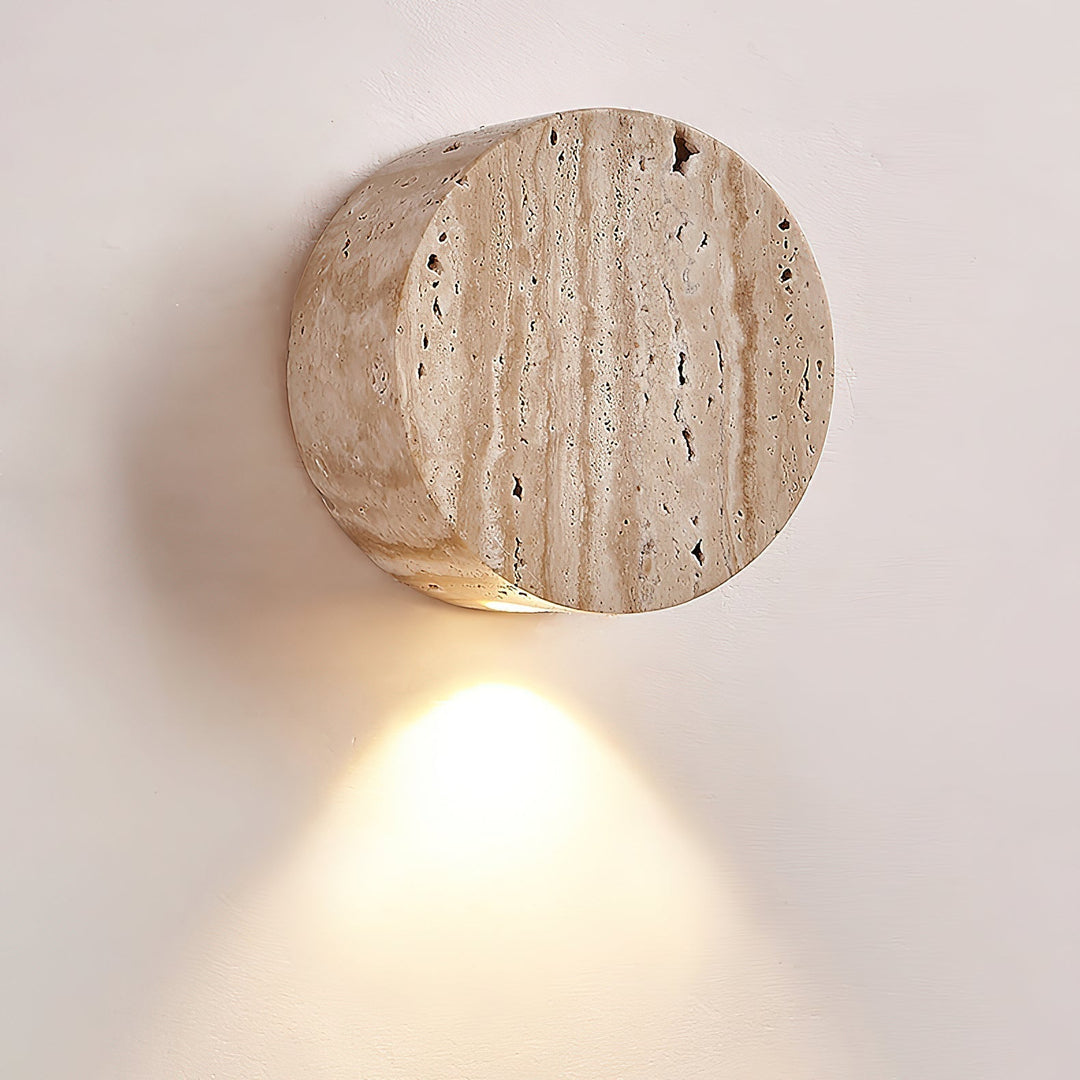 Izoren Classique Moderne Minimaliste Travertin Applique Murale - Neutralighting