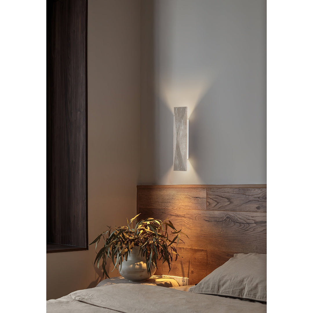 Coloria Moderne Minimaliste Travertin Applique - Neutralighting